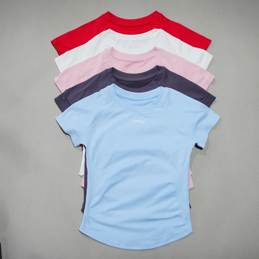 DFDK Women's 2026 Workout Tee, Round Neck Short Sleeve, Breathable & Elastic, Slim Fit for Gym Yoga Running
DFDK Women's 2026 Workout Tee, Round Neck Short Sleeve, Breathable & Elastic, Slim Fit for Gym Yoga Running