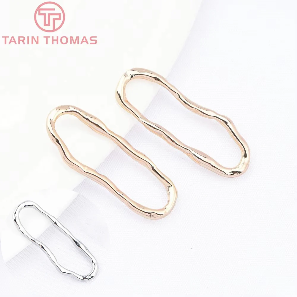 (9088) 6PCS 9x24MM 24K Gold Color Brass Irregular Oval Circle Connector Charms High Quality DIY Jewelry Making Accessories
(9088) 6PCS 9x24MM 24K Gold Color Brass Irregular Oval Circle Connector Charms High Quality DIY Jewelry Making Accessories