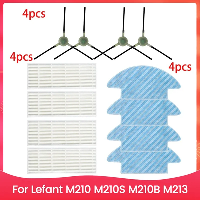 ABZY-HEPA Filter Side Brush For Lefant M210 M210S M210B M213 Robot Vacuum Cleaner Parts Accessories For OKP K3
ABZY-HEPA Filter Side Brush For Lefant M210 M210S M210B M213 Robot Vacuum Cleaner Parts Accessories For OKP K3