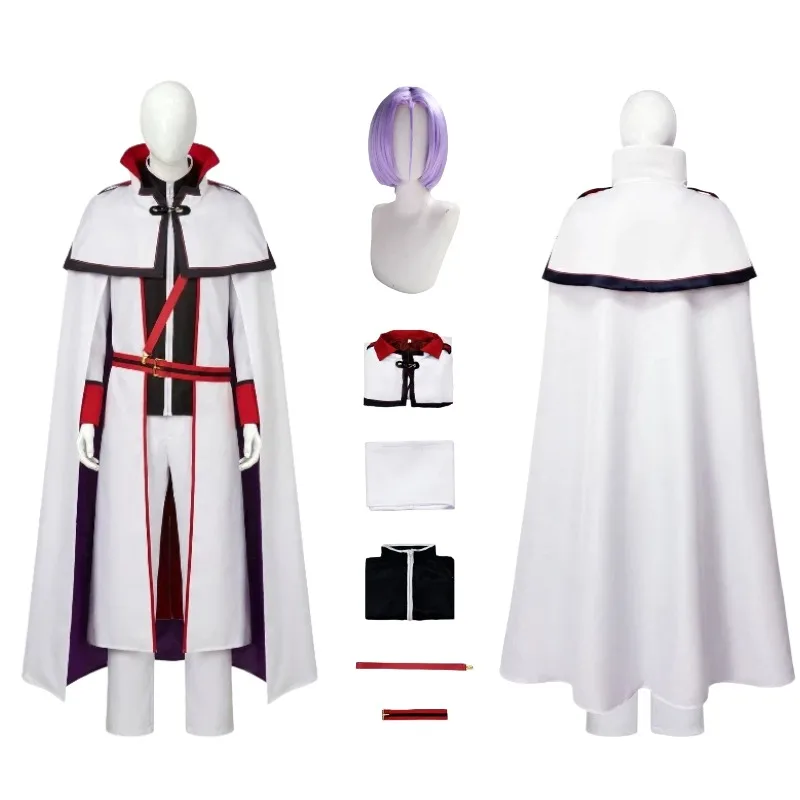 Anime Julius Juukulius Cosplay Costume White Cape Top Pants Uniform Wig Suit for Women Halloween Carnival Party Outfits
Anime Julius Juukulius Cosplay Costume White Cape Top Pants Uniform Wig Suit for Women Halloween Carnival Party Outfits