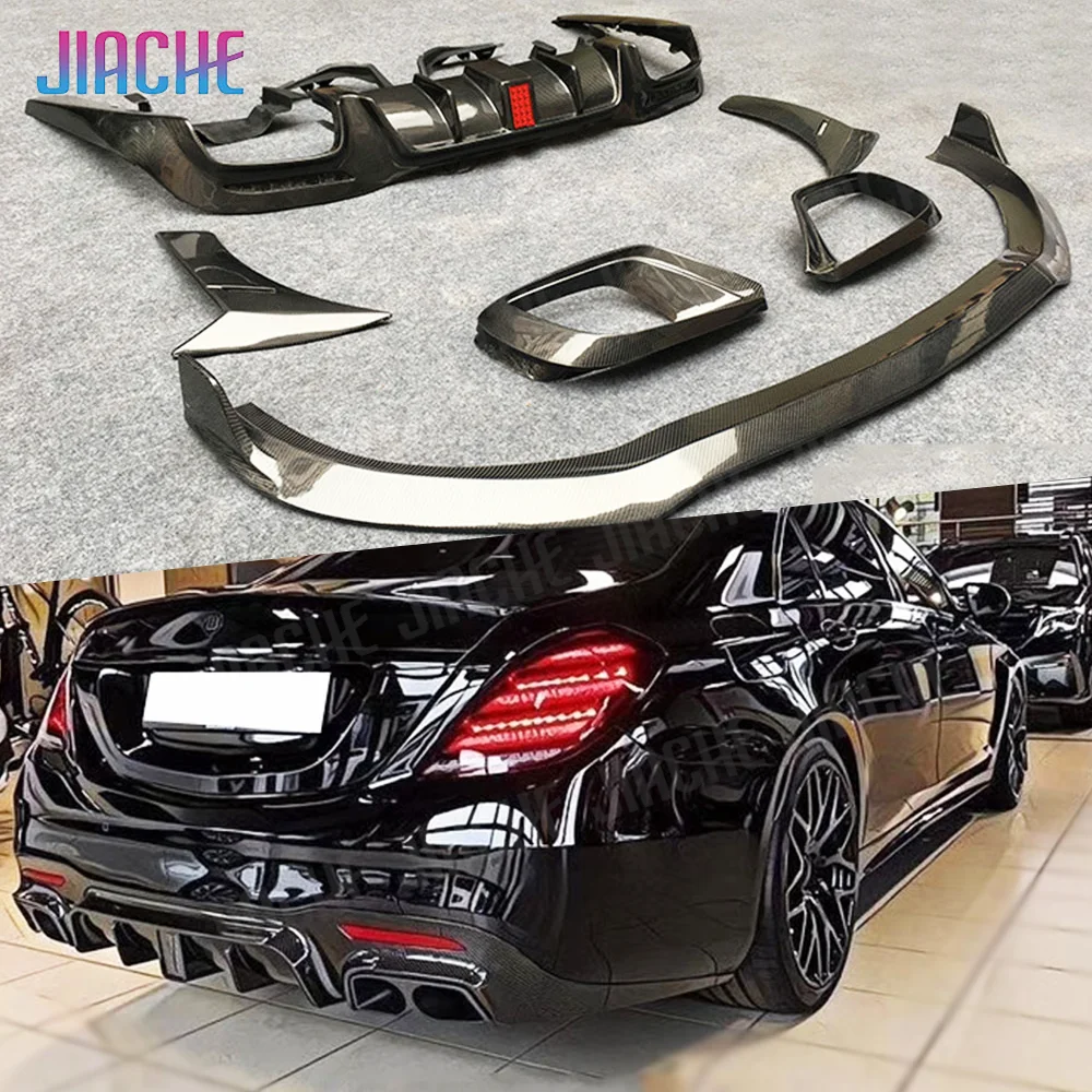 JIACHE Carbon Fiber Front Rear Lip Bumper Air Vent Trim Fender Cover Rear Diffuser Rear Lip Spoiler For Benz W222 S63 S65
JIACHE Carbon Fiber Front Rear Lip Bumper Air Vent Trim Fender Cover Rear Diffuser Rear Lip Spoiler For Benz W222 S63 S65