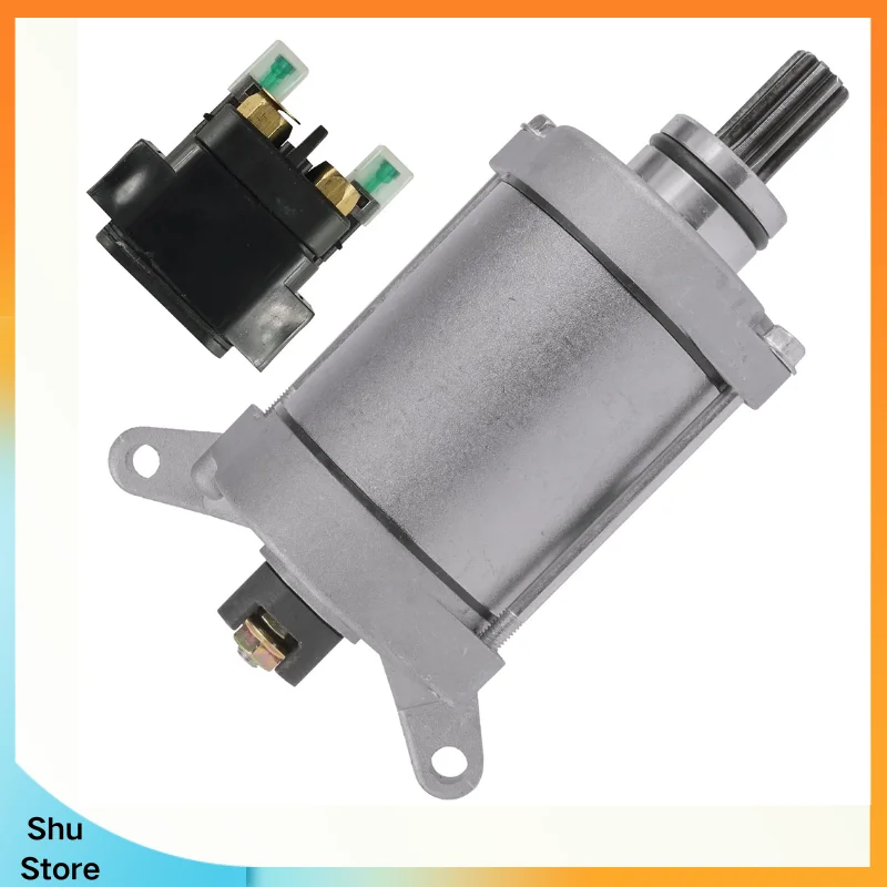 Starter Motor & Relay For Yamaha Grizzly 450 4WD YFM45FG/YFM450 EPS 4WD Hunter/Hunting YFM45FG/YFM450 2011-2014 1CT-81890-00-00
Starter Motor & Relay For Yamaha Grizzly 450 4WD YFM45FG/YFM450 EPS 4WD Hunter/Hunting YFM45FG/YFM450 2011-2014 1CT-81890-00-00