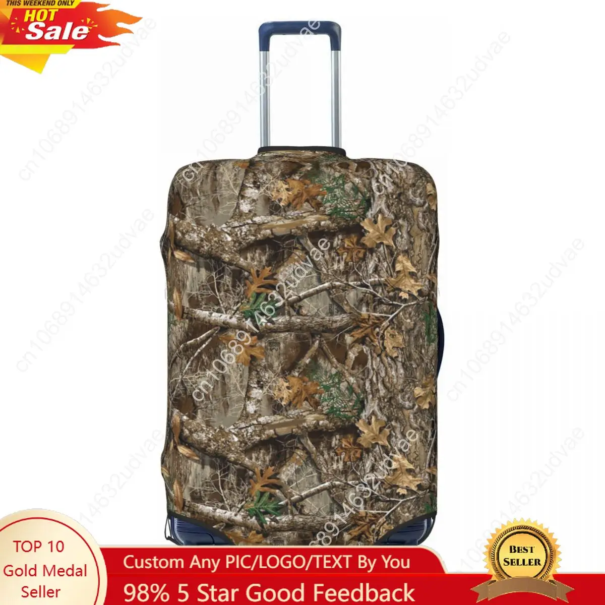 Custom Real Tree Camouflage Camo Pattern Suitcase Cover Washable Luggage Protective Covers for 18-32 inch
Custom Real Tree Camouflage Camo Pattern Suitcase Cover Washable Luggage Protective Covers for 18-32 inch