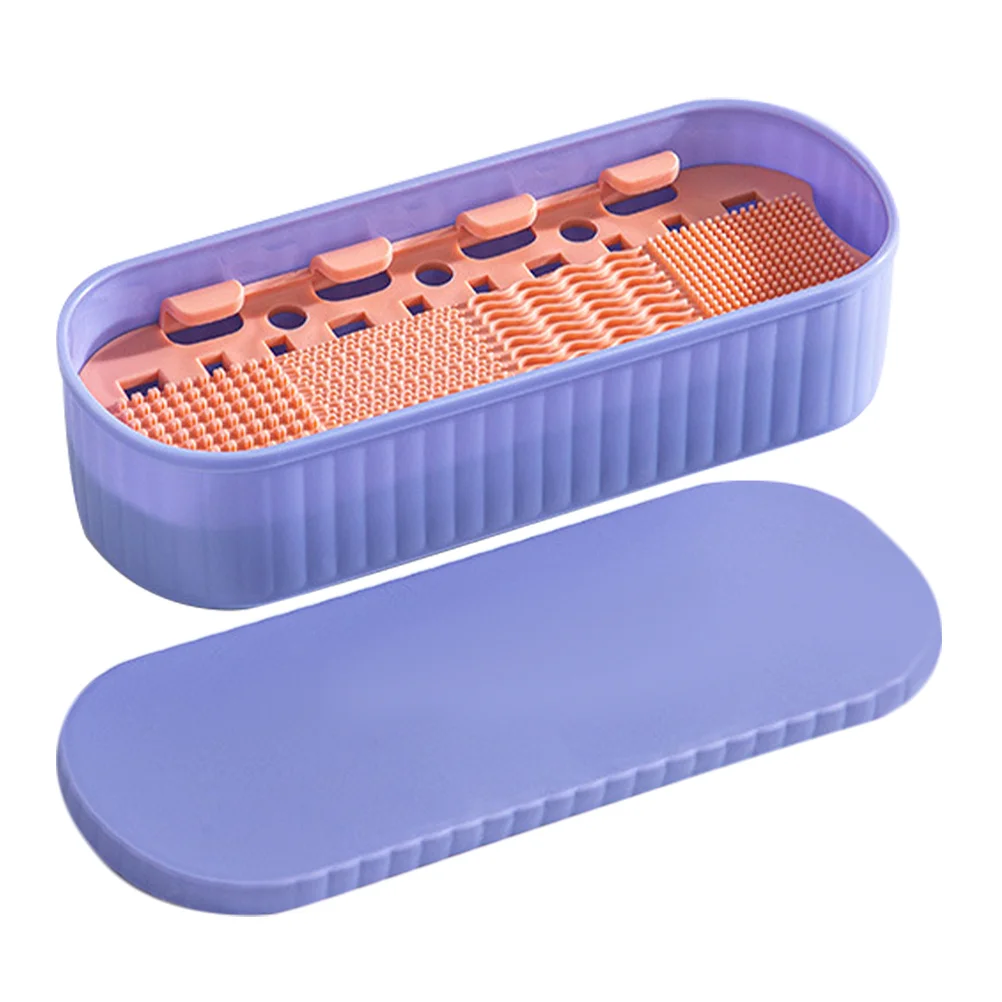 Makeup Brush Cleaning Box Portable Compact Makeup Tools Cleaner Organizer Storage Holder for Home Travel Brush Cleaner
Makeup Brush Cleaning Box Portable Compact Makeup Tools Cleaner Organizer Storage Holder for Home Travel Brush Cleaner