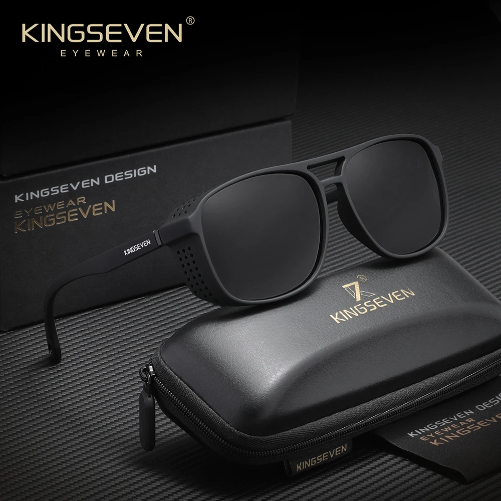 Поляризованные солнцезащитные очки бренда KINGSEVEN, классический дизайн, UV400, для мужчин и женщин, спортивные очки для активного отдыха
Поляризованные солнцезащитные очки бренда KINGSEVEN, классический дизайн, UV400, для мужчин и женщин, спортивные очки для активного отдыха