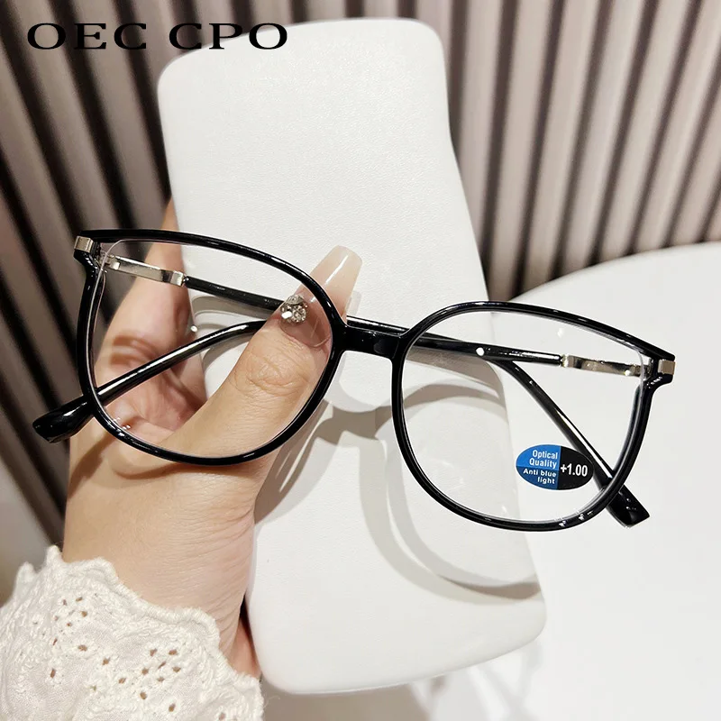 OEC CPO Square Reading Glasses Women Men Anti Blue Light Presbyopic Glasses Fashion With Diopters Anti-glare Computer Eyeglasses
OEC CPO Square Reading Glasses Women Men Anti Blue Light Presbyopic Glasses Fashion With Diopters Anti-glare Computer Eyeglasses