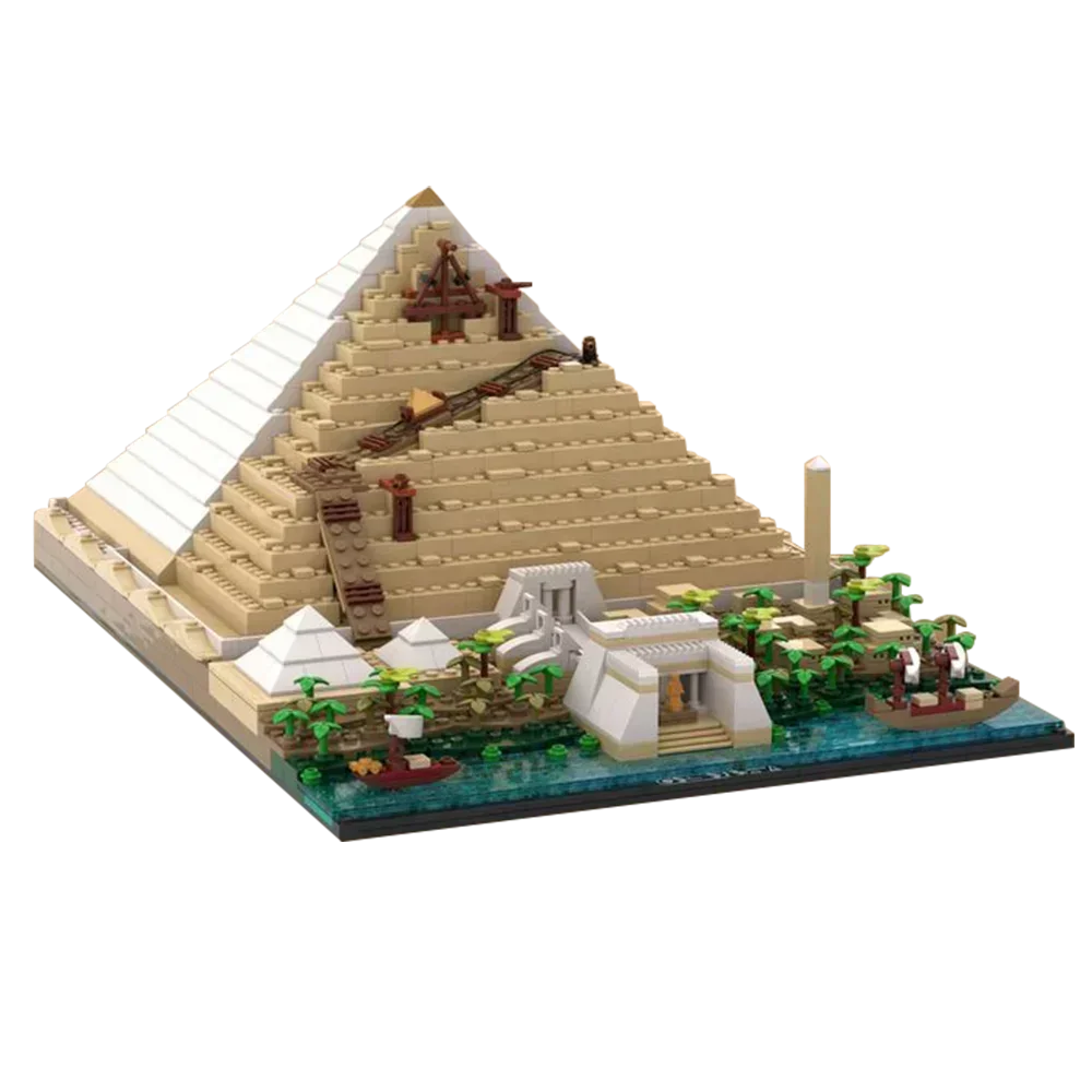 Gobricks MOC Building of the Great Pyramid Bricks Street View Знаменитая модель Набор строительных блоков Развивающая игрушка для детей Подарки
Gobricks MOC Building of the Great Pyramid Bricks Street View Знаменитая модель Набор строительных блоков Развивающая игрушка для детей Подарки