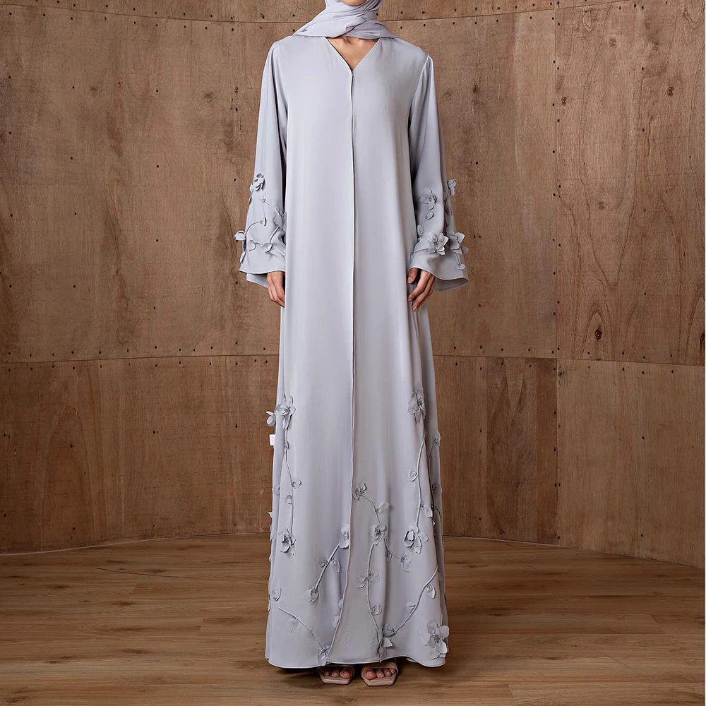 Customized Delicate Jersey A-Line Appliques Evening Dress V-Neck Long Sleeves Floor Length Sweep Train Vestidos para mujer
Customized Delicate Jersey A-Line Appliques Evening Dress V-Neck Long Sleeves Floor Length Sweep Train Vestidos para mujer