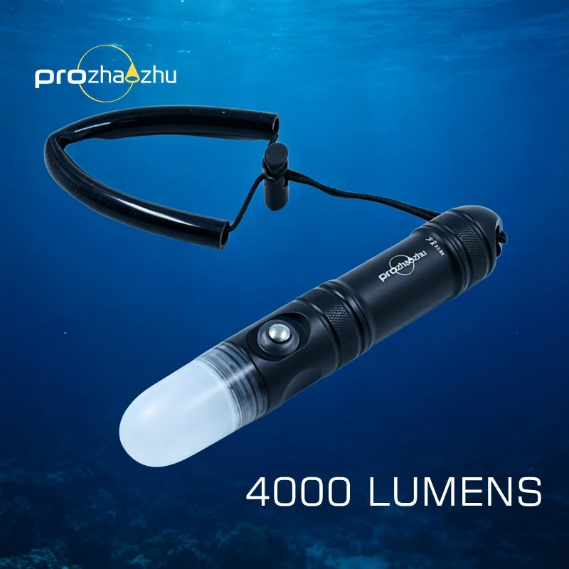 PROZHAOZHU 4000 Lumen Diving Strobe IP68 100M Rechargeable USB Magnetic Charging Underwater LED Signal Beacon
PROZHAOZHU 4000 Lumen Diving Strobe IP68 100M Rechargeable USB Magnetic Charging Underwater LED Signal Beacon