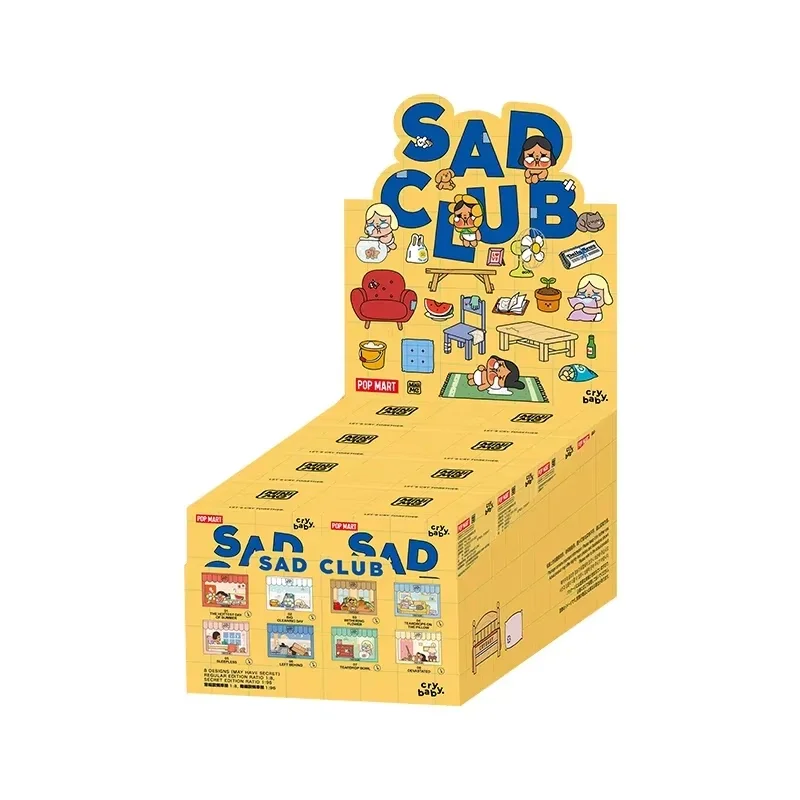 POP MART CRYBABY Sad Club Series Blind Box Guess Bag Mystery Box Toys Doll Anime Figure Desktop Ornaments Cute Gift
POP MART CRYBABY Sad Club Series Blind Box Guess Bag Mystery Box Toys Doll Anime Figure Desktop Ornaments Cute Gift