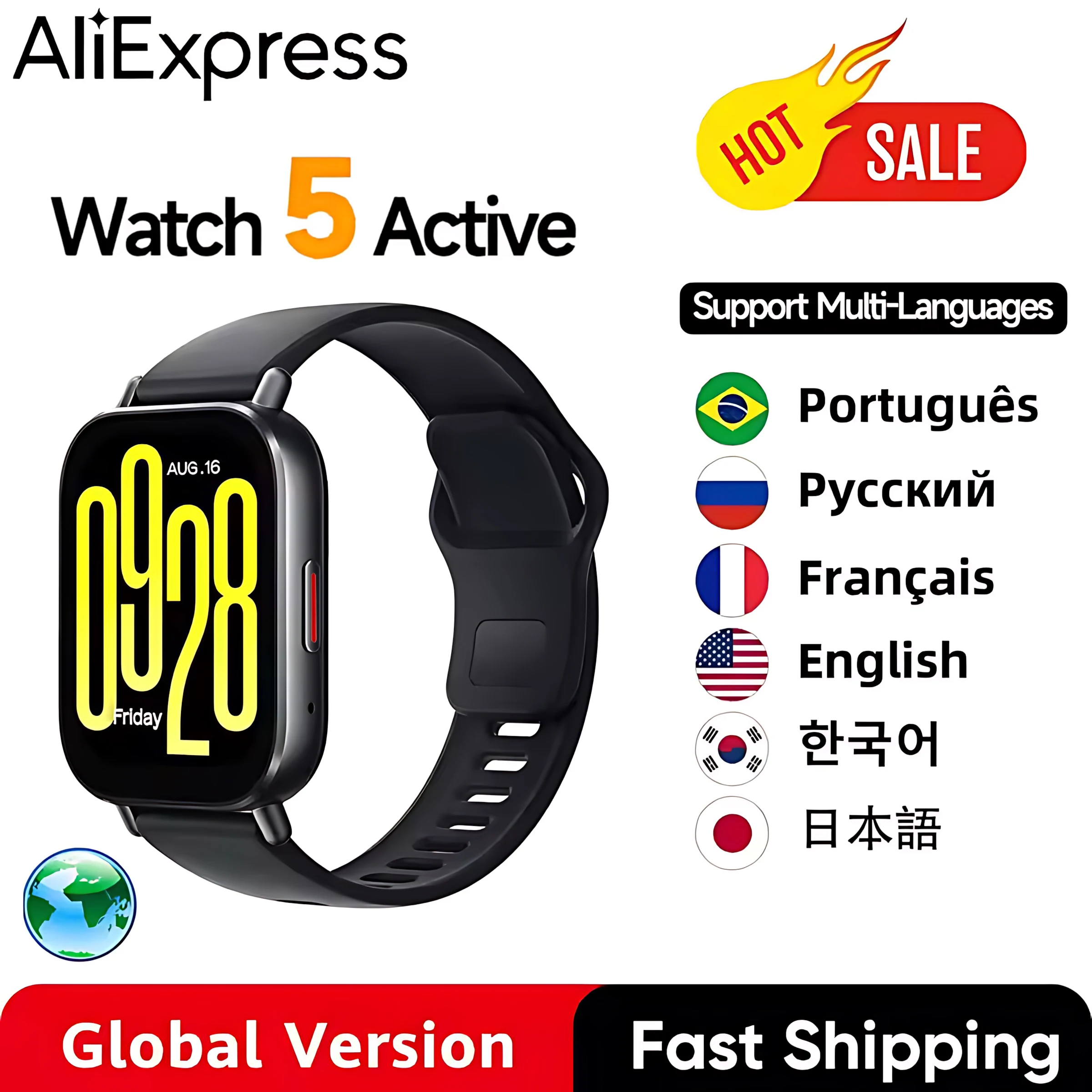 2026 Watch 5 Global Version 2.0" 60Hz AMOLED Screen Built-in GNSS Bluetooth Call 150+ Sports Modes7Days Battery Life For Redmi
2026 Watch 5 Global Version 2.0" 60Hz AMOLED Screen Built-in GNSS Bluetooth Call 150+ Sports Modes7Days Battery Life For Redmi
