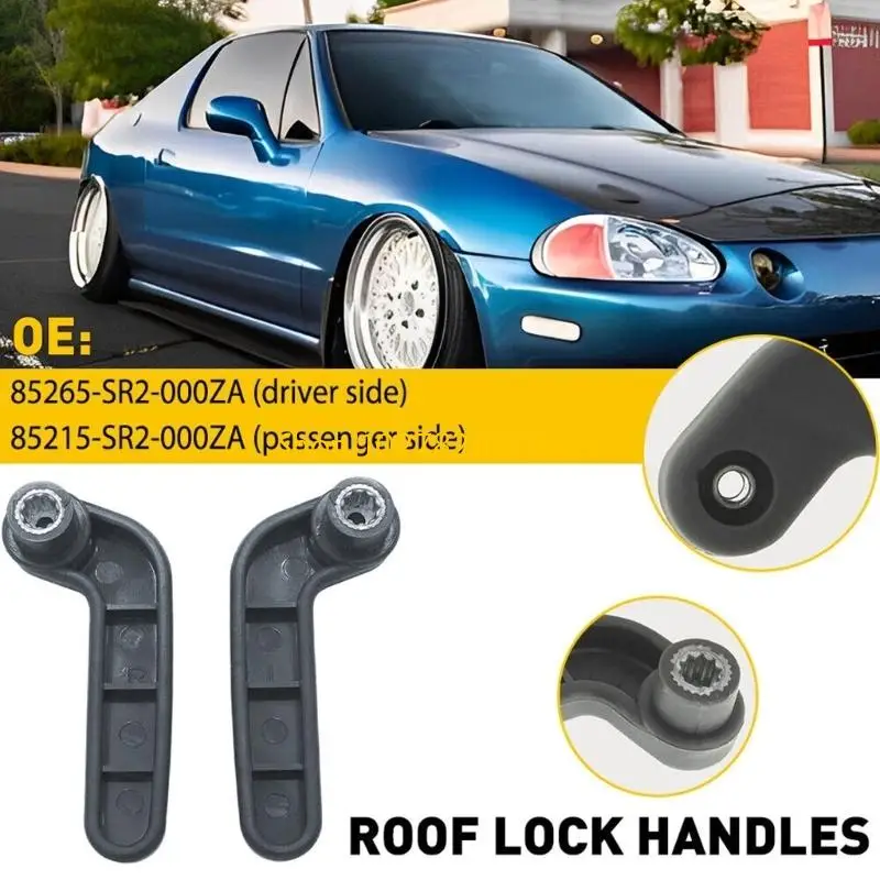 547B Driver & Passenger Targas Lock Handle Set Fit for 1993-1997 85265-SR2000ZA 85215-SR2000ZA
547B Driver & Passenger Targas Lock Handle Set Fit for 1993-1997 85265-SR2000ZA 85215-SR2000ZA