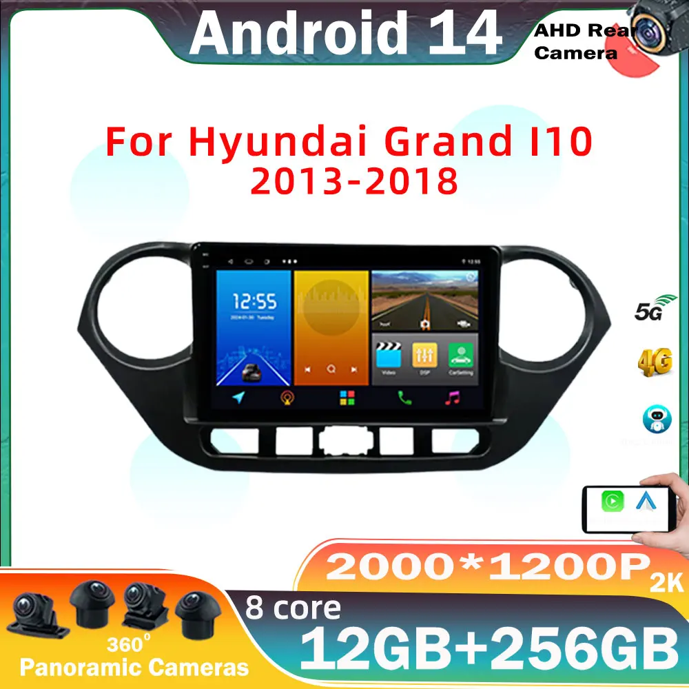 9-дюймовый QLED экран Android 14 автомобиля для Hyundai Grand i10 2013-2018 Автомобильный радиоприемник Мультимедийный видеоплеер Навигация GPS BT Без 2din DVD
9-дюймовый QLED экран Android 14 автомобиля для Hyundai Grand i10 2013-2018 Автомобильный радиоприемник Мультимедийный видеоплеер Навигация GPS BT Без 2din DVD