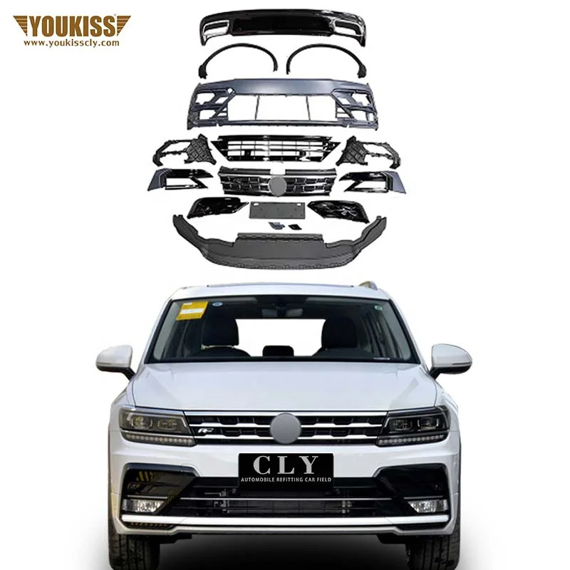 Оригинальные комплекты кузова для 2014 + Volkswagen Tiguan Facelift R-Line передний бампер с грилем колесо свод задний диффузор наконечники
Оригинальные комплекты кузова для 2014 + Volkswagen Tiguan Facelift R-Line передний бампер с грилем колесо свод задний диффузор наконечники