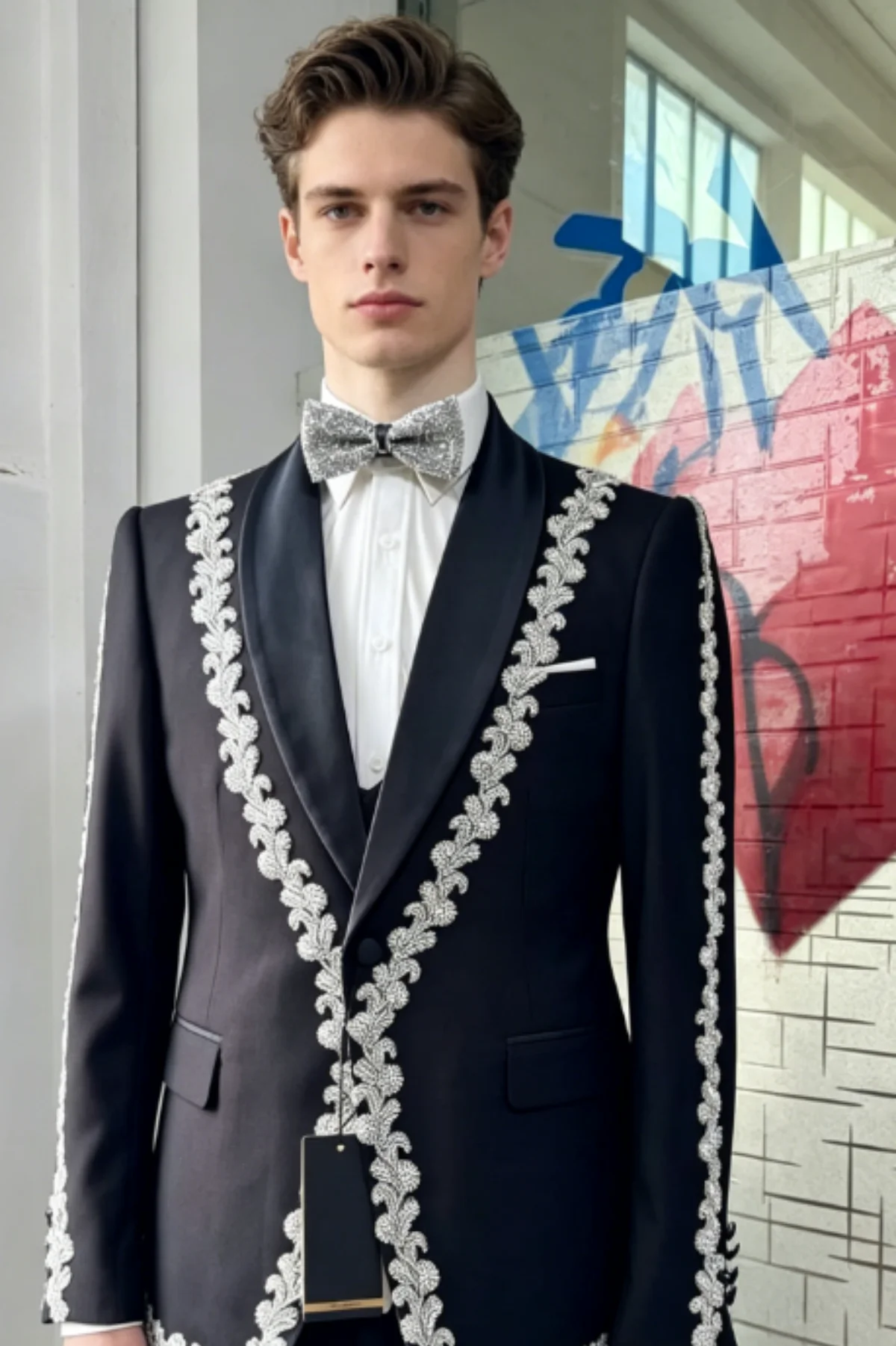 High-end Fashion Black Men Suits Customized Slim Luxurious Shiny Diamond Crystal Groom Wedding Tuxedos 3 Pieces Sets Ropa Hombre
High-end Fashion Black Men Suits Customized Slim Luxurious Shiny Diamond Crystal Groom Wedding Tuxedos 3 Pieces Sets Ropa Hombre