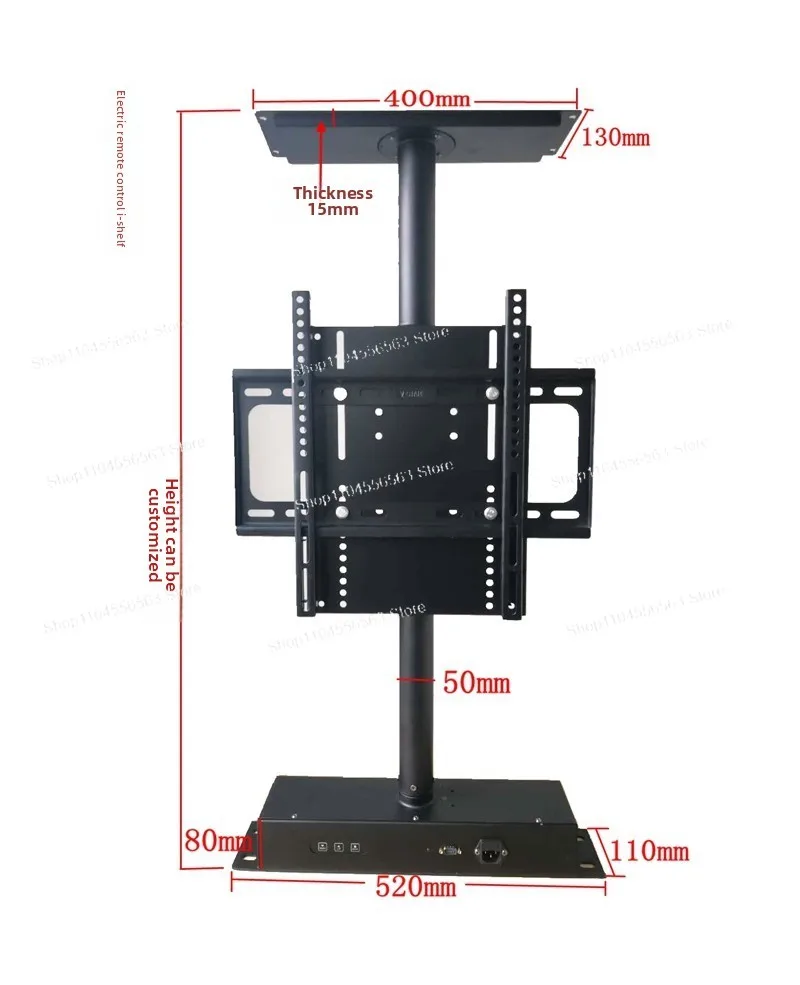 New 360° Electric Rotating TV Stand w/Remote Control - Motorized Swivel Wall Mount Bracket for 26-70" Screens
New 360° Electric Rotating TV Stand w/Remote Control - Motorized Swivel Wall Mount Bracket for 26-70" Screens