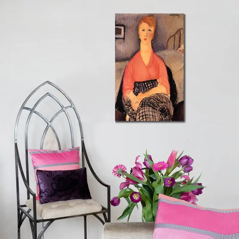 wall art modern Pink Blouse Amedeo Modigliani Paintings Hand painted High quality
wall art modern Pink Blouse Amedeo Modigliani Paintings Hand painted High quality