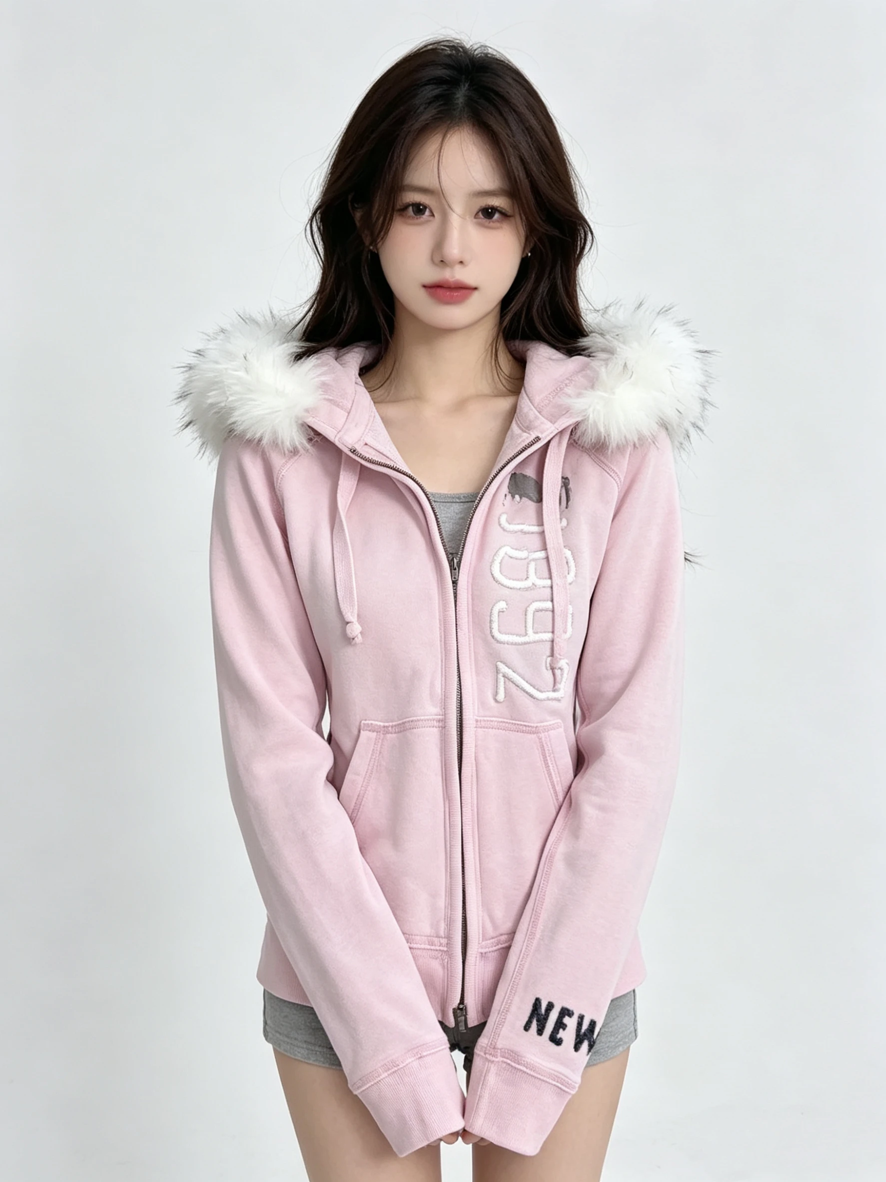 2000S American Vintage Slim Long Sleeve Hooded Sweatshirt Y2k Subculture Casual Zip Up Fur Collar Hooded Harajuku Hot Girl Coats
2000S American Vintage Slim Long Sleeve Hooded Sweatshirt Y2k Subculture Casual Zip Up Fur Collar Hooded Harajuku Hot Girl Coats