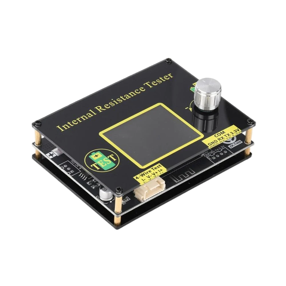 T469 High Precision Battery Internal Resistance Tester 4-Wire AC Method APP Control 0.001V~60V/0.1mΩ~7.999Ω 0.1mΩ Resolution
T469 High Precision Battery Internal Resistance Tester 4-Wire AC Method APP Control 0.001V~60V/0.1mΩ~7.999Ω 0.1mΩ Resolution