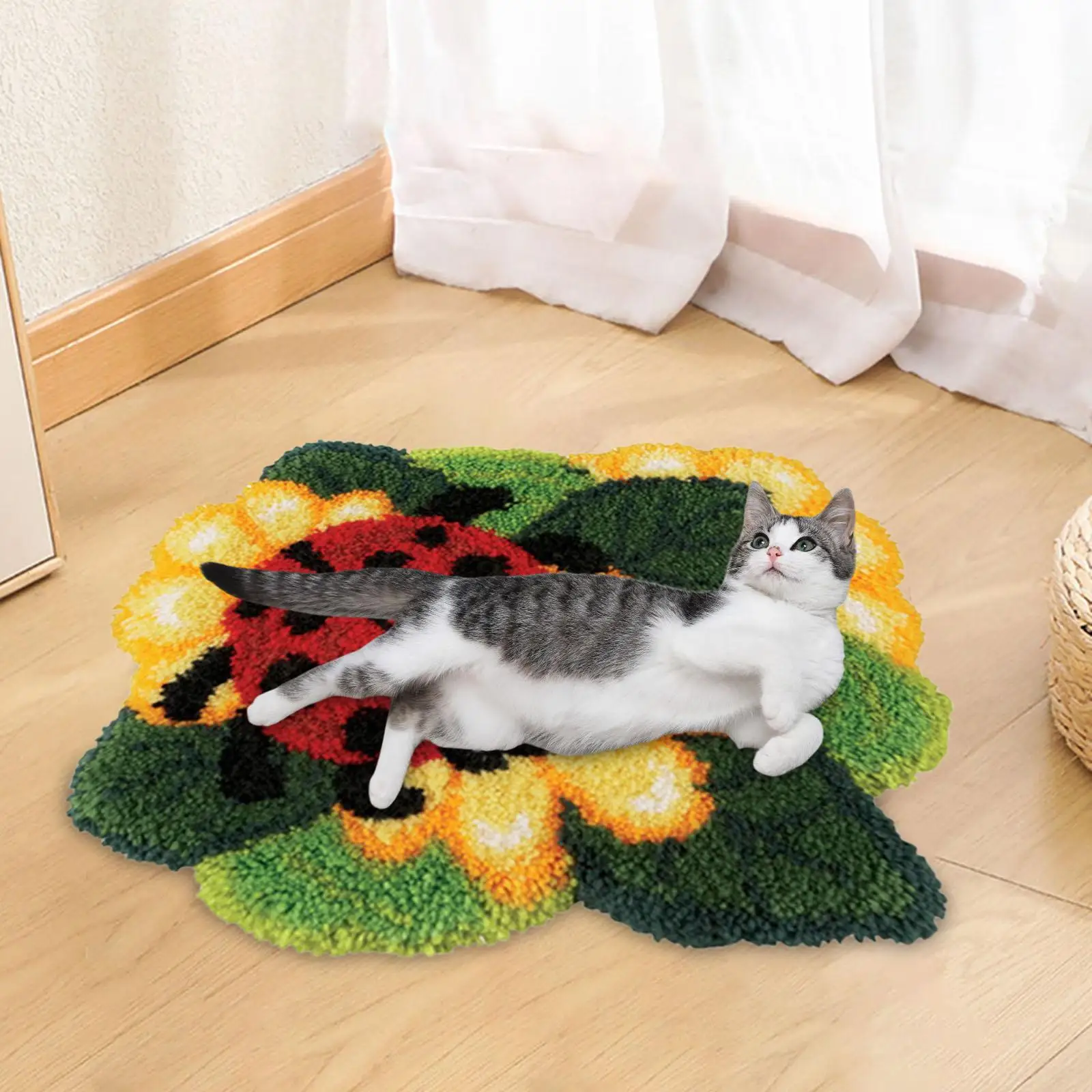 Handcraft Latch Hook Carpet Kit Animal Pattern DIY Rug Carpet Needlework for Adults Embroidery Carpet Cushion Mat Festival Gift
Handcraft Latch Hook Carpet Kit Animal Pattern DIY Rug Carpet Needlework for Adults Embroidery Carpet Cushion Mat Festival Gift