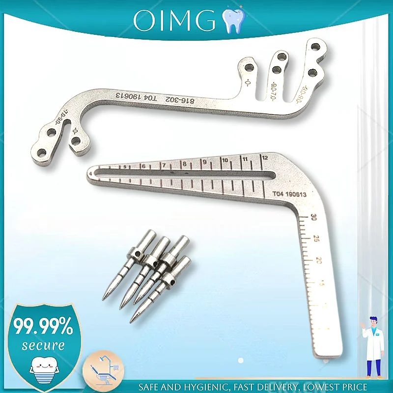 Oral Locator Angle Ruler for Dental Implantation, Implant Drilling Positioning Guide Set
Oral Locator Angle Ruler for Dental Implantation, Implant Drilling Positioning Guide Set