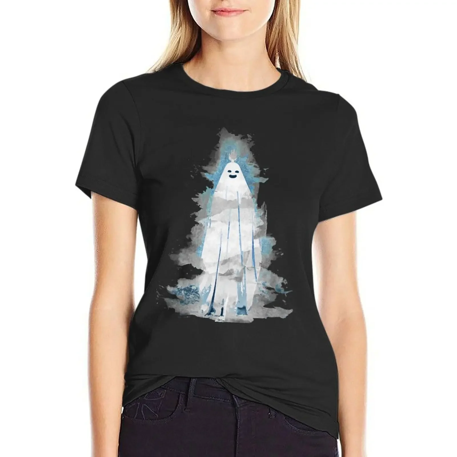 Ghost - Hi five T-Shirt oversized Short sleeve tee sublime summer blouses woman 2025
Ghost - Hi five T-Shirt oversized Short sleeve tee sublime summer blouses woman 2025