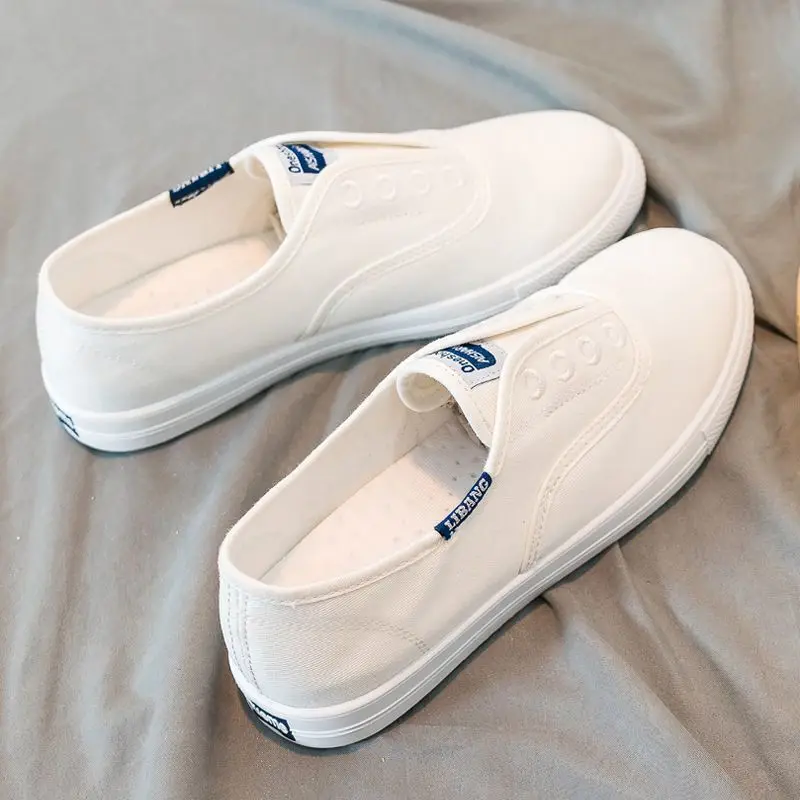 Summer Casual Breathable Comfortable Women's Shoes White One Foot Women's Flat Shoes Korean Style Single Shoes Zapatos De Mujer
Summer Casual Breathable Comfortable Women's Shoes White One Foot Women's Flat Shoes Korean Style Single Shoes Zapatos De Mujer