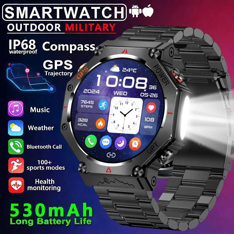 Новые умные часы с GPS, 1,39-дюймовым AMOLED-дисплеем, 100 спортивными режимами, Bluetooth-вызовами, умные часы для мужчин и женщин, прочные часы военного класса
Новые умные часы с GPS, 1,39-дюймовым AMOLED-дисплеем, 100 спортивными режимами, Bluetooth-вызовами, умные часы для мужчин и женщин, прочные часы военного класса