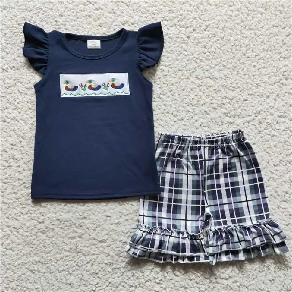 Baby Girls Summer Outfit Set with Duck Embroidery Short Sleeve Bodysuit Shorts for Newborn Photography Props And Everyday Wear
Baby Girls Summer Outfit Set with Duck Embroidery Short Sleeve Bodysuit Shorts for Newborn Photography Props And Everyday Wear