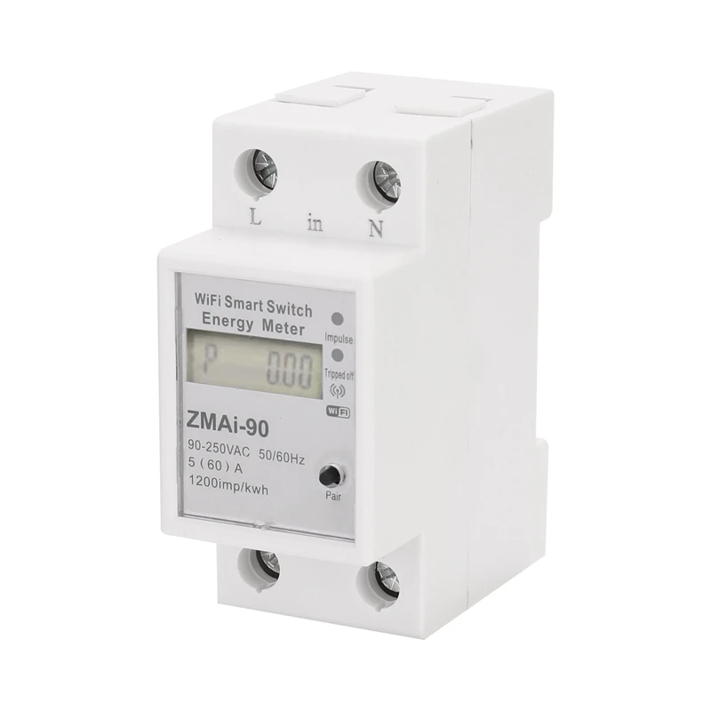 Wifi Intelligent Energy Meter Power Consumption Kwh Wattmeter Support Smartlife/Tuya App Works With Alexa Google Home
Wifi Intelligent Energy Meter Power Consumption Kwh Wattmeter Support Smartlife/Tuya App Works With Alexa Google Home