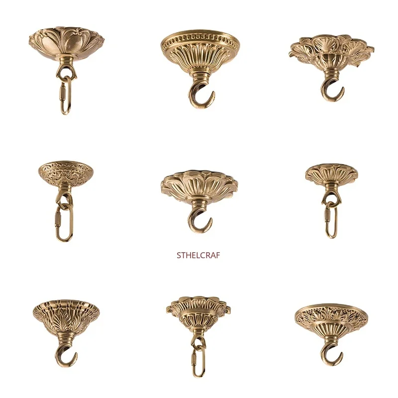 1PC High-end Brass Hook Home Improvement Fan Lamp Hanging Hook Balcony Flower Pot Decorative Hook Furniture Hardware Tools
1PC High-end Brass Hook Home Improvement Fan Lamp Hanging Hook Balcony Flower Pot Decorative Hook Furniture Hardware Tools
