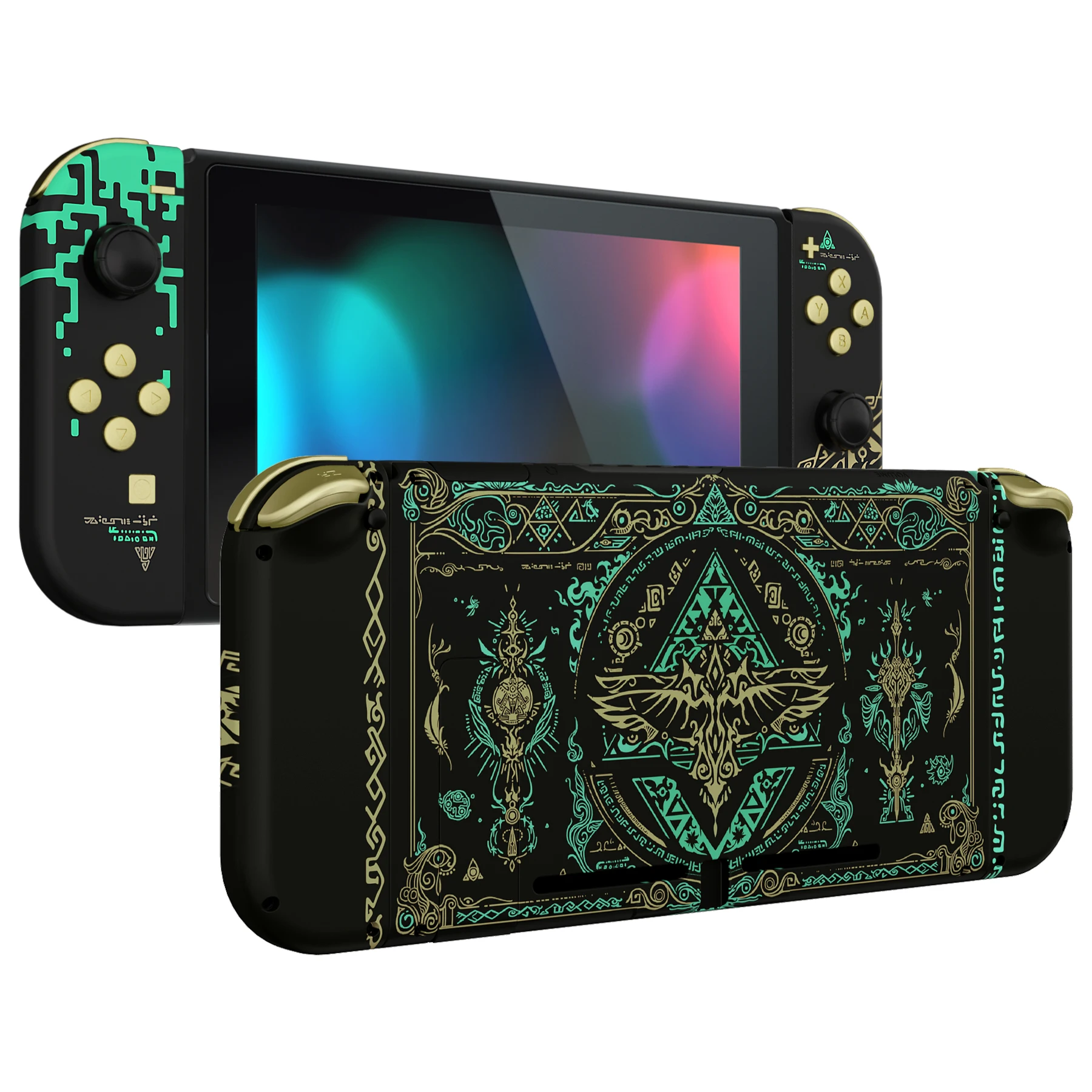 eXtremeRate Console Back Plate Controller Housing Shell w/Full Set Button for Nintendo Switch - Glow in Dark - Totem of Kingdom
eXtremeRate Console Back Plate Controller Housing Shell w/Full Set Button for Nintendo Switch - Glow in Dark - Totem of Kingdom