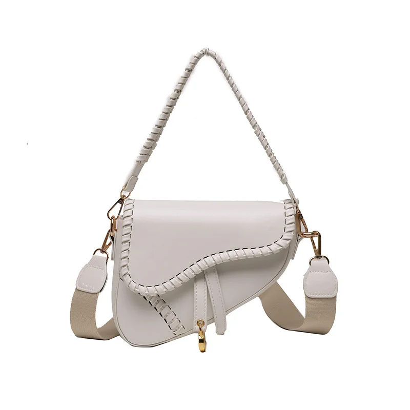  Корейская тканая седельная сумка 2025 года — женская сумка через плечо из искусственной кожи с кружевом, модная сумка через плечо под подмышками для простых пригородных поездок
Корейская тканая седельная сумка 2025 года — женская сумка через плечо из искусственной кожи с кружевом, модная сумка через плечо под подмышками для простых пригородных поездок 