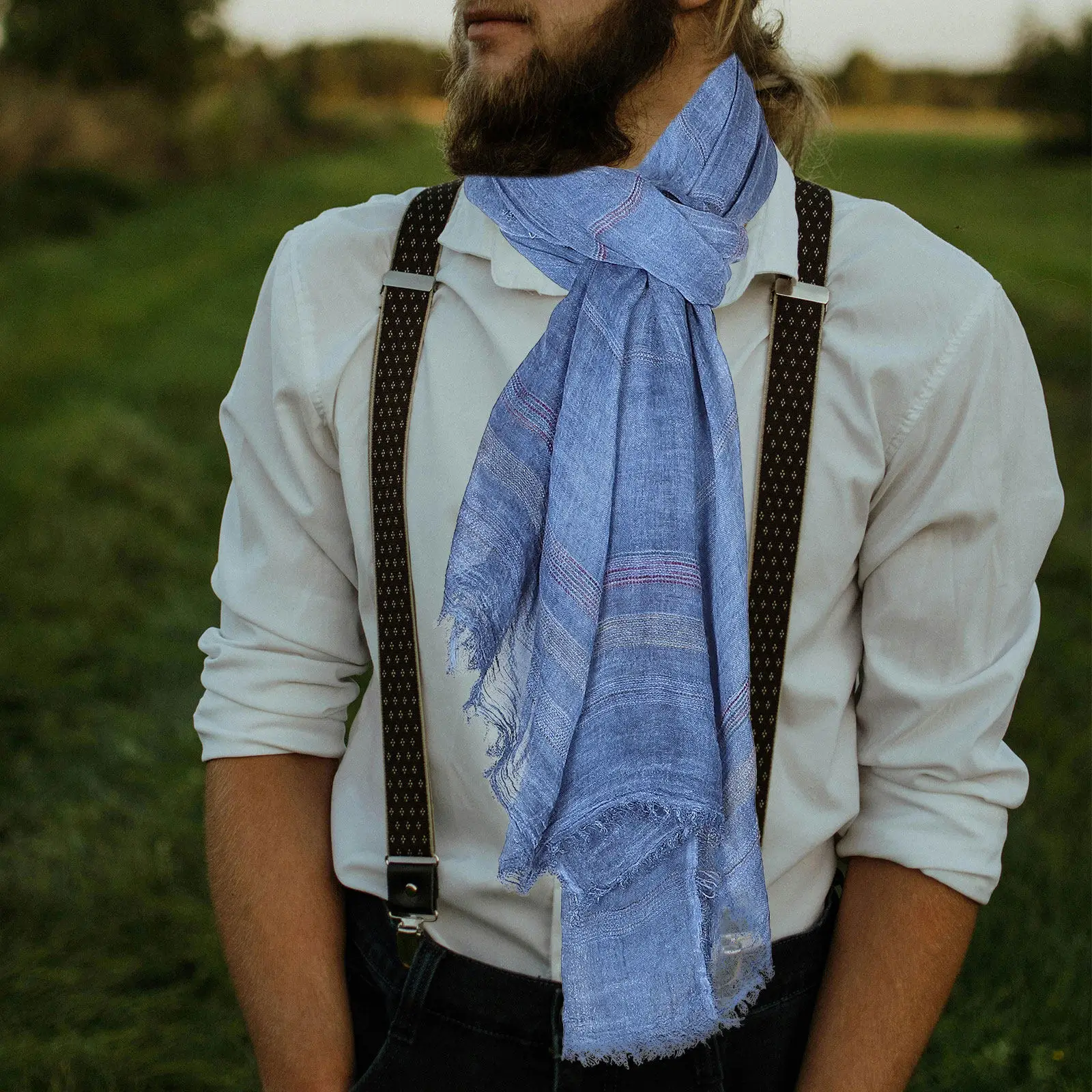 Striped Soft Cotton Scarf Lightweight Long Warm Scarf for Autumn Winter Women Men Comfortable Elegant Fashionable Outdoor
Striped Soft Cotton Scarf Lightweight Long Warm Scarf for Autumn Winter Women Men Comfortable Elegant Fashionable Outdoor