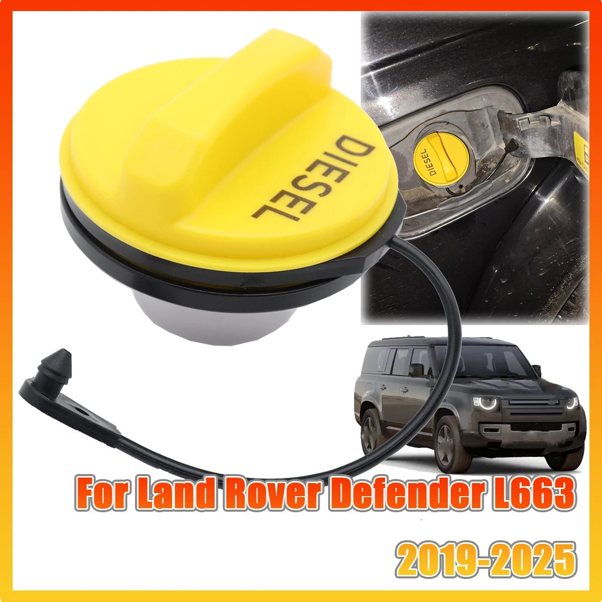 Diesel Fuel Tank Filler Cap Accessories Car Replacement Parts LR053666 LR008077 For Land Rover Defender L663 2019 2020 2021-2025
Diesel Fuel Tank Filler Cap Accessories Car Replacement Parts LR053666 LR008077 For Land Rover Defender L663 2019 2020 2021-2025
