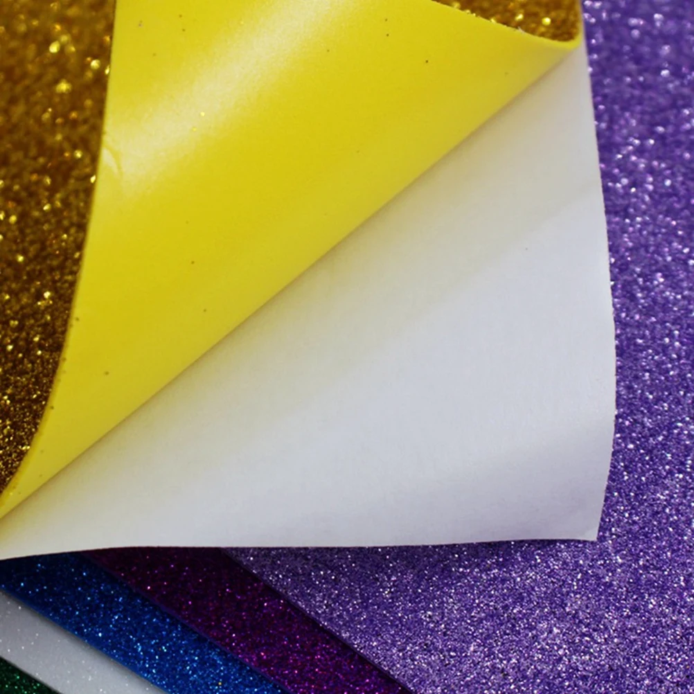 10pcs Glittering Self-Adhesive Eva Foam Sheets Bright Color Craft Paper For Diy s Home Decoration
10pcs Glittering Self-Adhesive Eva Foam Sheets Bright Color Craft Paper For Diy s Home Decoration