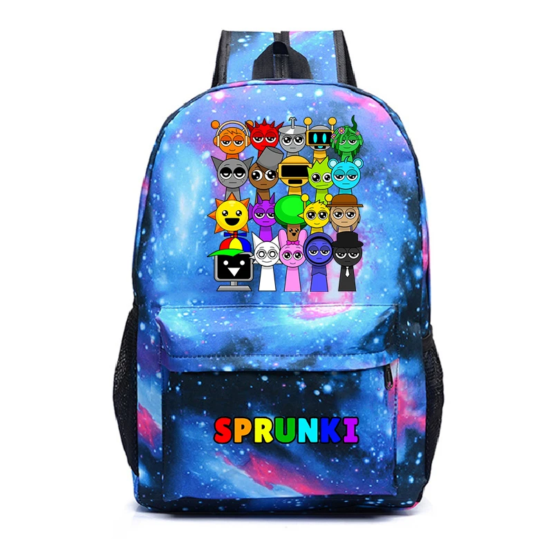 Game Sprunki School Bags Cartoon Anime Boy Girl Knapsack Teenager Laptop Backpack Students Book Bag Rucksack Stationery Storage
Game Sprunki School Bags Cartoon Anime Boy Girl Knapsack Teenager Laptop Backpack Students Book Bag Rucksack Stationery Storage