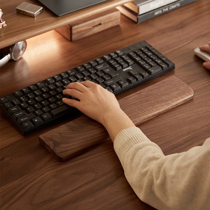 Walnut Wood Keyboard Wrist Rest, Solid Wood Mechanical Keyboard Palm Support, Anti-Slip Wrist Pad, Ergonomic Hand Cushion
Walnut Wood Keyboard Wrist Rest, Solid Wood Mechanical Keyboard Palm Support, Anti-Slip Wrist Pad, Ergonomic Hand Cushion