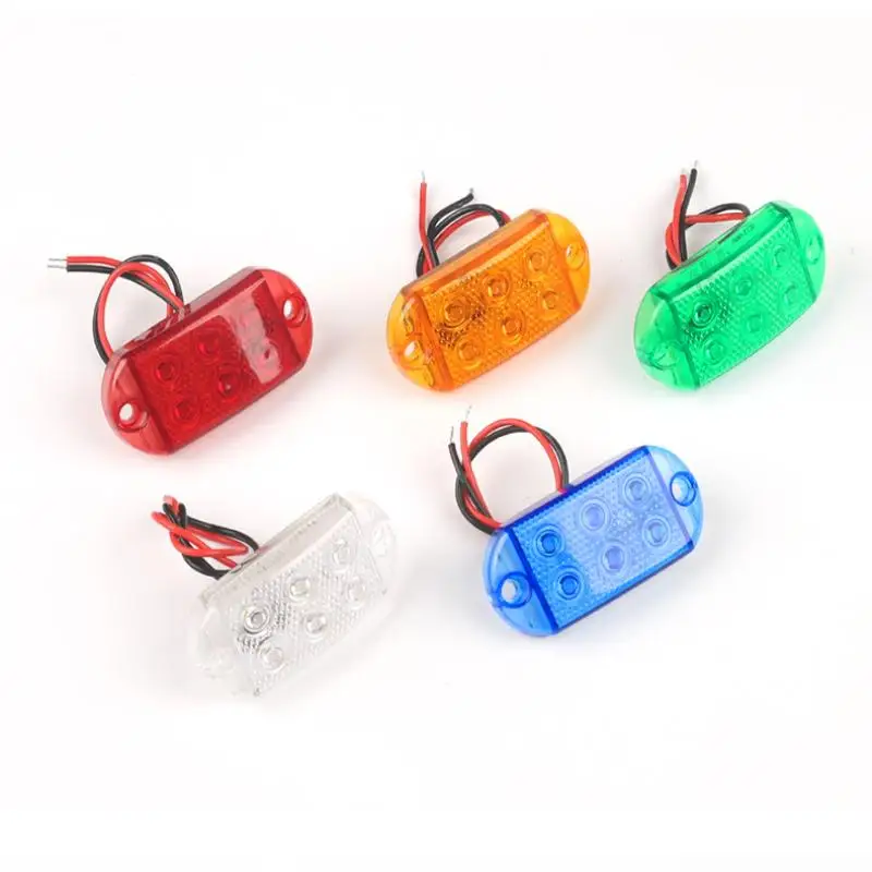 1 Set 12-80V Trailer Car Truck Signal Lamp Indicator Light 6LEDs High-brightness Waterproof Strobe Light LED Flash Warning Light
1 Set 12-80V Trailer Car Truck Signal Lamp Indicator Light 6LEDs High-brightness Waterproof Strobe Light LED Flash Warning Light