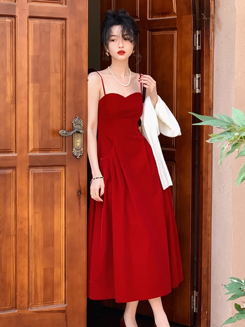 Red Velvet ter Dr Vintage High Waist Slimming Midi Base Skirt Women's Faion Spring Autumn Wine Noon Retro Sle Dr
Red Velvet ter Dr Vintage High Waist Slimming Midi Base Skirt Women's Faion Spring Autumn Wine Noon Retro Sle Dr