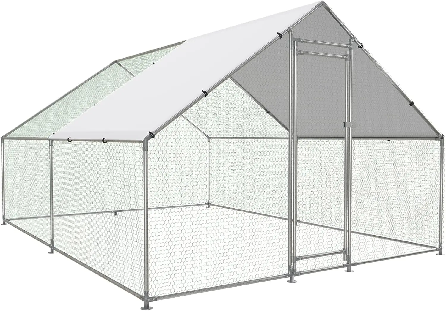 Large Walk In Metal Poultry Cage Chicken Coop Run Duck Rabbit Cat House Spire Shaped Water Resistant Anti UV Cover
Large Walk In Metal Poultry Cage Chicken Coop Run Duck Rabbit Cat House Spire Shaped Water Resistant Anti UV Cover
