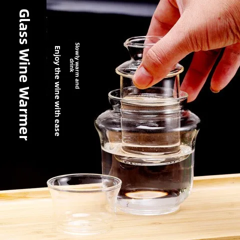Heat Resistant Glass Wine Heater Tee Piece Set Japanese Sle Wine Pot And Cups Beverage Serving Set Heat Wine before Serving
Heat Resistant Glass Wine Heater Tee Piece Set Japanese Sle Wine Pot And Cups Beverage Serving Set Heat Wine before Serving