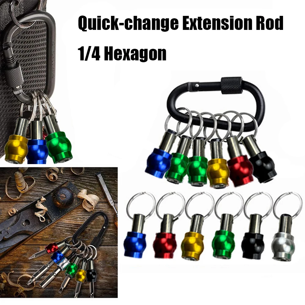 6pc color key chain quick-change extension rod 1/4 hexagon handle changeover rod screwdriver quick-release sleeve tool set
6pc color key chain quick-change extension rod 1/4 hexagon handle changeover rod screwdriver quick-release sleeve tool set