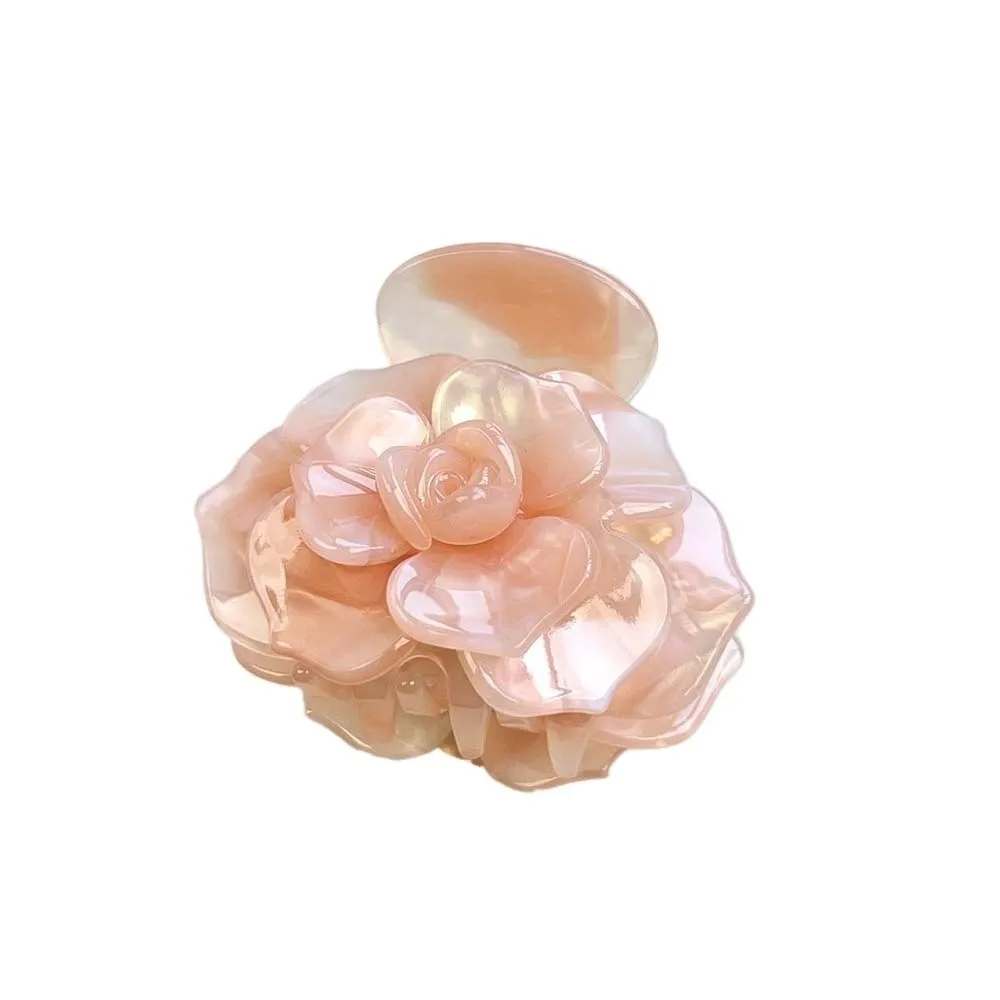 Элегантный коготь для волос с камелией, градиент цвета, креативный цветок, зажим в виде акулы, водонепроницаемый головной убор, коготь для волос с уксусной кислотой, вечерние
Элегантный коготь для волос с камелией, градиент цвета, креативный цветок, зажим в виде акулы, водонепроницаемый головной убор, коготь для волос с уксусной кислотой, вечерние