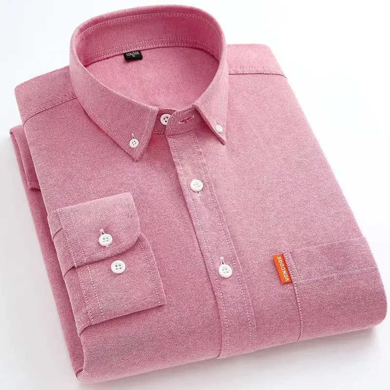 Pure Cotton Spring and Autumn Business Men's Shirt Middle-aged Wrinkle-resistant Long-sleeved Pure Cotton Shirt
Pure Cotton Spring and Autumn Business Men's Shirt Middle-aged Wrinkle-resistant Long-sleeved Pure Cotton Shirt