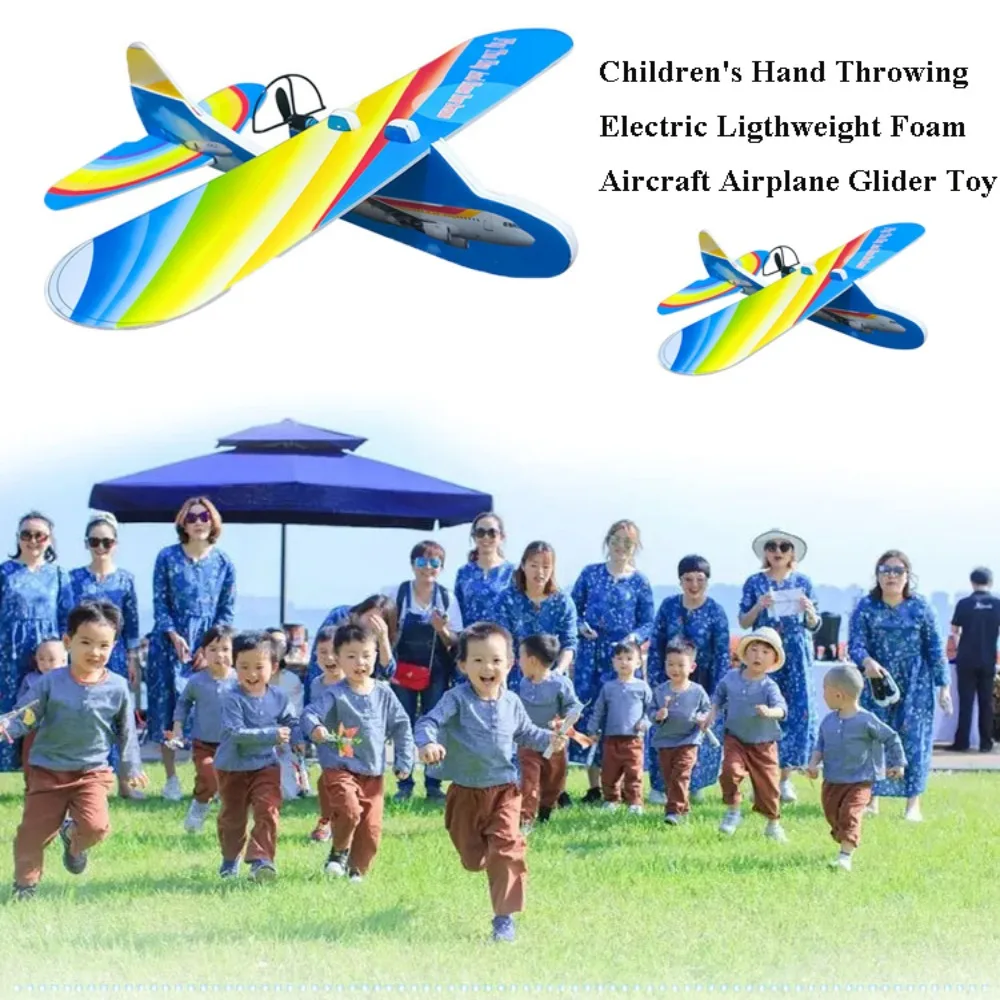 High Quality Ligthweight Children's Hand Throwing Aircraft Multistyles EVA Electric Foam Aircraft Charging Trainer Model
High Quality Ligthweight Children's Hand Throwing Aircraft Multistyles EVA Electric Foam Aircraft Charging Trainer Model
