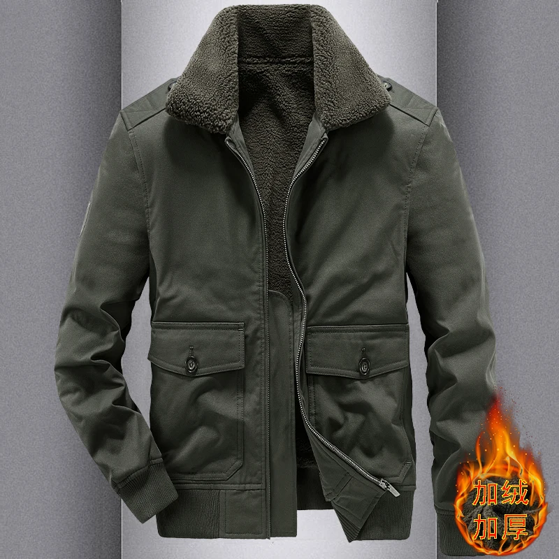Мужская зимняя утепленная куртка из хлопка на флисовой подкладке, теплая рабочая одежда с множеством карманов, модное городское пальто свободного кроя
Мужская зимняя утепленная куртка из хлопка на флисовой подкладке, теплая рабочая одежда с множеством карманов, модное городское пальто свободного кроя