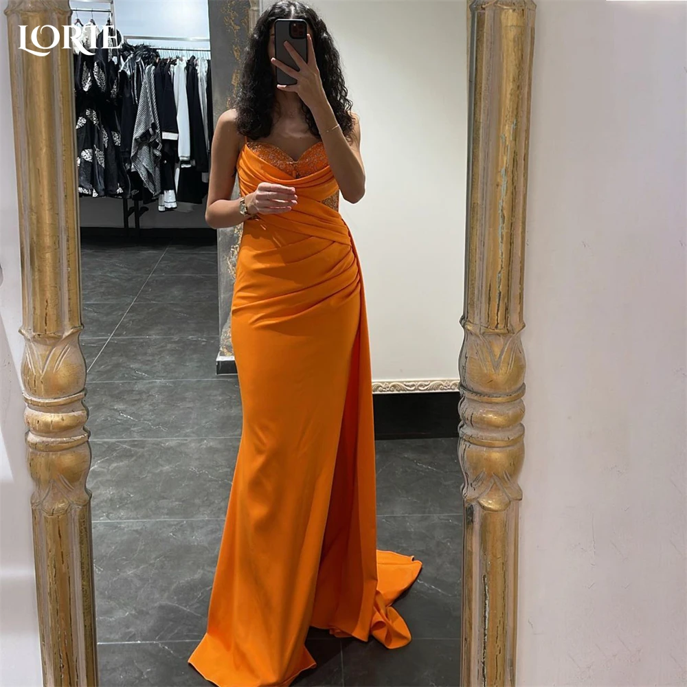 LORIE Elegant Mermaid Glitter Evening Dresses Pleated V-Neck High Side Slit Prom Dress Backless Solid Elastic Satin Party Gowns
LORIE Elegant Mermaid Glitter Evening Dresses Pleated V-Neck High Side Slit Prom Dress Backless Solid Elastic Satin Party Gowns