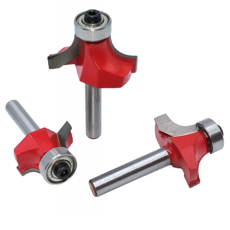 AB08 5Pcs 6mm Shank Corner Round Over Router Bit with Bearing Cleaning Flush Milling Cutter for Wood Woodworking Tool
AB08 5Pcs 6mm Shank Corner Round Over Router Bit with Bearing Cleaning Flush Milling Cutter for Wood Woodworking Tool
