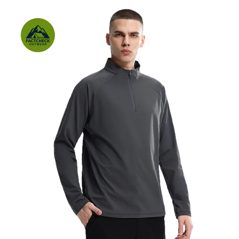 FACTCHECK High Quality EU US Size Stand-up collar, half-zip, long sleevesTShirt
FACTCHECK High Quality EU US Size Stand-up collar, half-zip, long sleevesTShirt